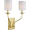 Progress Lighting Bonita Collection Satin Brass Two-Light Wall Sconce P710019-012 - alternate 6